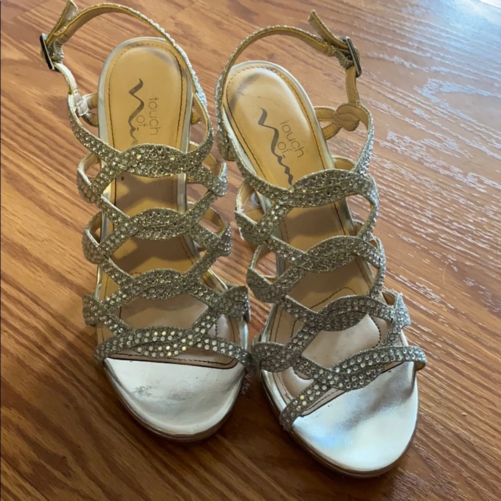 ✨ Silver Sparkly High Heels ✨